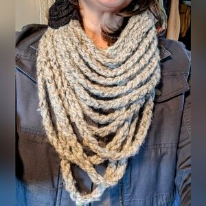 Beautiful handmade cowl